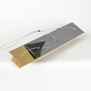 Подвесной светильник Lussole Hopkins LSP-7406 цвет плафона/подвески Белый, Прозрачный, цвет арматуры Золото-7