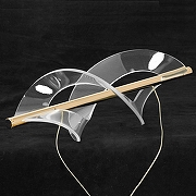 Подвесной светильник Lussole Knox LSP-7411 цвет плафона/подвески Прозрачный, цвет арматуры Золото-2