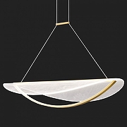 Подвесной светильник Lussole Lampasas LSP-7420 цвет плафона/подвески Прозрачный, цвет арматуры Золото