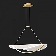 Подвесной светильник Lussole Lampasas LSP-7420 цвет плафона/подвески Прозрачный, цвет арматуры Золото-2