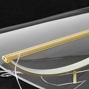 Подвесной светильник Lussole Lampasas LSP-7420 цвет плафона/подвески Прозрачный, цвет арматуры Золото-4