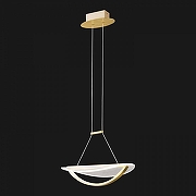 Подвесной светильник Lussole Lampasas LSP-7421 цвет плафона/подвески Прозрачный, цвет арматуры Золото-2