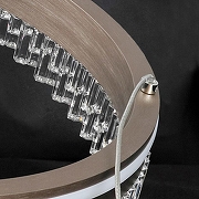 Подвесной светильник Lussole HARDIN LSP-7427 цвет плафона/подвески Коричневый, цвет арматуры Черный-2