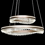 Подвесной светильник Lussole HARDIN LSP-7428 цвет плафона/подвески Коричневый, цвет арматуры Черный