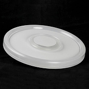 Накладной светильник LGO HARTLEY LSP-7437 цвет плафона/подвески Белый, Прозрачный, цвет арматуры Белый-1