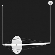 Подвесной светильник Lussole Nolan LSP-7441 цвет плафона/подвески Белый, цвет арматуры Хром