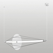 Подвесной светильник Lussole Nolan LSP-7441 цвет плафона/подвески Белый, цвет арматуры Хром-2