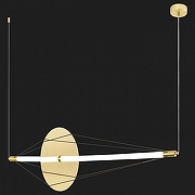 Подвесной светильник Lussole Nolan LSP-7442 цвет плафона/подвески Белый, цвет арматуры Золото