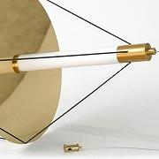 Подвесной светильник Lussole Nolan LSP-7442 цвет плафона/подвески Белый, цвет арматуры Золото-4