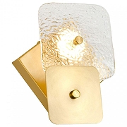 Накладной светильник Lussole Moore LSP-7443 цвет плафона/подвески Прозрачный, цвет арматуры Золото