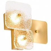 Накладной светильник Lussole Moore LSP-7444 цвет плафона/подвески Прозрачный, цвет арматуры Золото