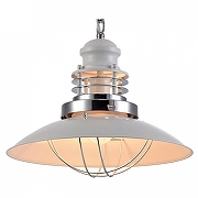 Подвесной светильник Lussole Ketchikan LSP-8030 цвет плафона/подвески Белый, Хром, цвет арматуры Белый