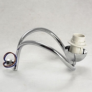 Бра Lussole Iliamna LSP-8141V цвет плафона/подвески Белый, цвет арматуры Хром-1