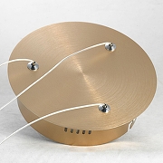 Подвесной светильник Lussole Ingersoll LSP-8348 цвет плафона/подвески Белый, Золото, цвет арматуры Золото-3