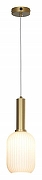 Подвесной светильник Lussole Ondulati LSP-8352 цвет плафона/подвески Белый, цвет арматуры Золото-1