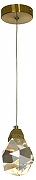 Подвесной светильник Lussole Alamosa LSP-8479 цвет плафона/подвески Прозрачный, цвет арматуры Золото-1