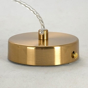 Подвесной светильник Lussole LSP-851 LSP-8511 цвет плафона/подвески Прозрачный, цвет арматуры Бронза-3