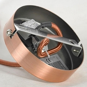 Подвесной светильник Lussole Lincoln LSP-8546 цвет плафона/подвески Медь, цвет арматуры Медь-3