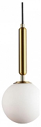 Подвесной светильник Lussole LSP-858 LSP-8586 цвет плафона/подвески Белый, цвет арматуры Золото