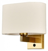 Бра Lussole Coffee LSP-8595 цвет плафона/подвески Белый, цвет арматуры Хром