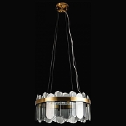 Подвесной светильник Lussole Lauderdale LSP-8612 цвет плафона/подвески Серый, цвет арматуры Бронза-1