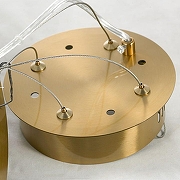 Подвесной светильник Lussole Lauderdale LSP-8612 цвет плафона/подвески Серый, цвет арматуры Бронза-4