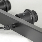 Подвесной светильник Lussole Berkeley LSP-8729 цвет плафона/подвески Прозрачный, цвет арматуры Черный-5