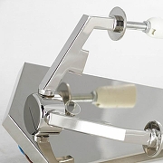 Бра Lussole Clovis LSP-8746 цвет Коричневый, Хром-1