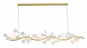Подвесной светильник Lussole LSP-874 LSP-8748 цвет плафона/подвески Белый, цвет арматуры Золото-1