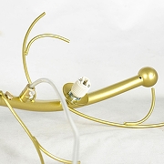 Подвесной светильник Lussole LSP-874 LSP-8748 цвет плафона/подвески Белый, цвет арматуры Золото-5