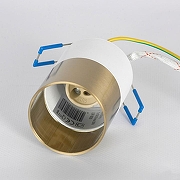 Встраиваемый светильник Lussole Gilbert LSP-8830 цвет плафона/подвески Белый, Желтый, цвет арматуры Белый-1