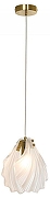 Подвесной светильник Lussole Hesperia LSP-8834 цвет плафона/подвески Белый, цвет арматуры Золото-1