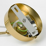 Подвесной светильник Lussole Hesperia LSP-8836 цвет плафона/подвески Прозрачный, цвет арматуры Золото-6