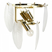 Бра Lussole Hesperia LSP-8837 цвет плафона/подвески Белый, цвет арматуры Золото-1
