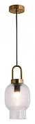 Подвесной светильник Lussole Laredo LSP-8843 цвет плафона/подвески Прозрачный, цвет арматуры Бронза-1