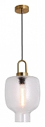 Подвесной светильник Lussole Laredo LSP-8845 цвет плафона/подвески Прозрачный, цвет арматуры Бронза-1