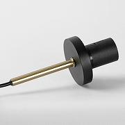 Подвесной светильник Lussole Blount LSP-8866 цвет плафона/подвески Прозрачный, цвет арматуры Бронза, Черный-4