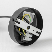Подвесной светильник Lussole Blount LSP-8866 цвет плафона/подвески Прозрачный, цвет арматуры Бронза, Черный-5