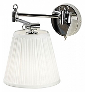 Бра Lussole Clay LSP-8911 цвет плафона/подвески Белый, цвет арматуры Хром