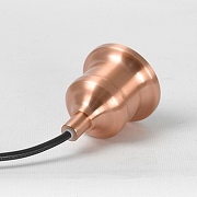 Подвесной светильник Lussole Badger LSP-8922 цвет плафона/подвески Серый, цвет арматуры Серый-5