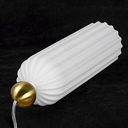 Подвесной светильник Lussole Albany LSP-8960 цвет плафона/подвески Белый, цвет арматуры Бронза-3