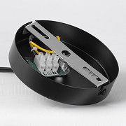 Подвесной светильник Lussole Grimes LSP-8967 цвет плафона/подвески Золото, Серый, цвет арматуры Черный-7