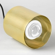 Подвесной светильник Lussole Grimes LSP-8969 цвет плафона/подвески Золото, Серый, цвет арматуры Черный-4