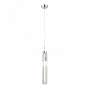 Подвесной светильник Lussole Karnes LSP-8975 цвет плафона/подвески Прозрачный, цвет арматуры Хром-2