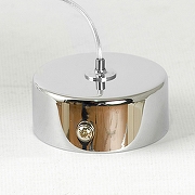 Подвесной светильник Lussole Karnes LSP-8975 цвет плафона/подвески Прозрачный, цвет арматуры Хром-6