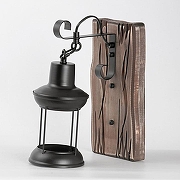 Бра Lussole MIDLAND LSP-8979 цвет плафона/подвески Прозрачный, цвет арматуры Коричневый, Черный-1