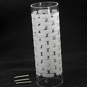 Бра LGO Leinell LSP-9552 цвет плафона/подвески Белый, цвет арматуры Хром-5