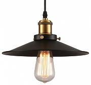 Подвесной светильник Lussole New York LSP-9600 цвет плафона/подвески Черный, цвет арматуры Бронза, Черный