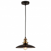 Подвесной светильник Lussole Glen Cove LSP-9604 цвет плафона/подвески Черный, цвет арматуры Бронза, Черный-1