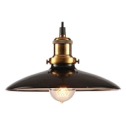 Подвесной светильник Lussole Glen Cove LSP-9604-TAB цвет плафона/подвески Черный, цвет арматуры Бронза, Черный